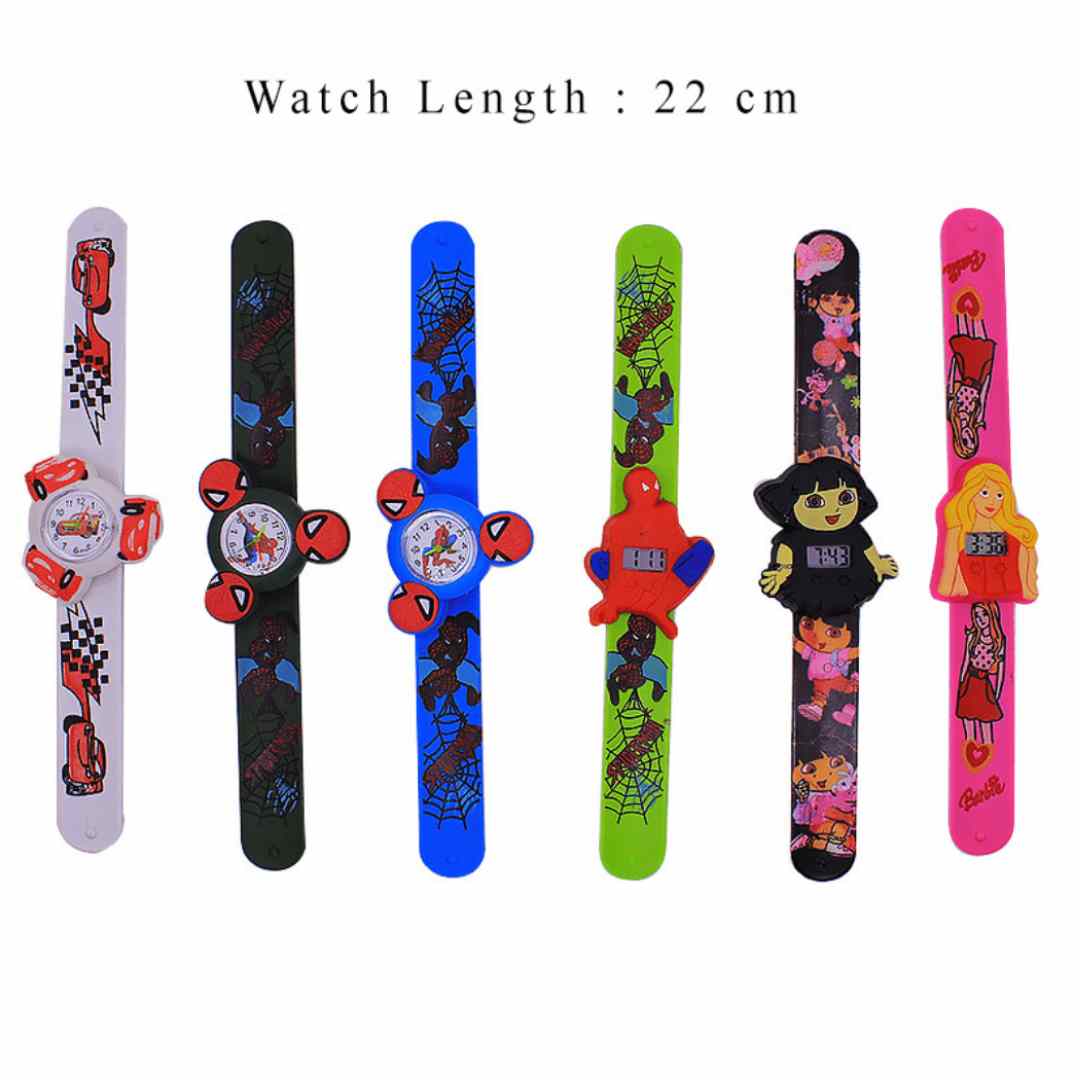 Kids Slap Watch, Fashion Animal Silicone Slap Snap On Wrist Watch Analog  Time Teacher, Gift for Girls Boys Children(Yellow Starfish) : Amazon.in:  Electronics