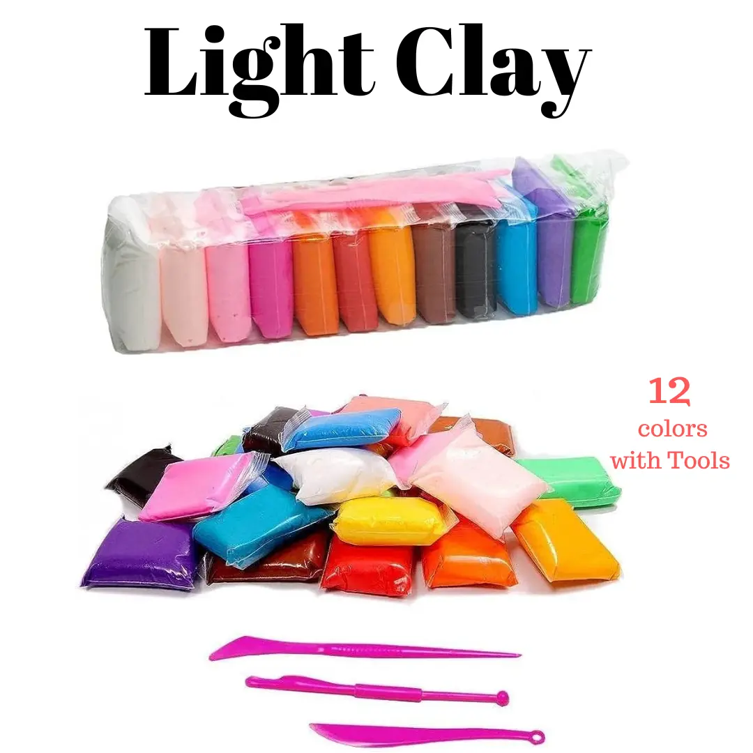Buy Light Clay Online | Air Dry Clay | DIY Clay | Soft Clay |50% Off