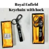 Royal Enfield Bike Leather Keychian  key chain is made of high-quality leather materials, and the metal parts are made of high-strength alloys. The appearance is exquisite, an ideal bike Accessories for men and women. Easily hooks onto your belt loops, lanyards, purses & wallets, small handbag ornaments, pendants, gadgets. An unique accessory for keys organization and combination.