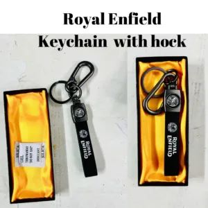 Royal Enfield Bike Leather Keychian  key chain is made of high-quality leather materials, and the metal parts are made of high-strength alloys. The appearance is exquisite, an ideal bike Accessories for men and women. Easily hooks onto your belt loops, lanyards, purses & wallets, small handbag ornaments, pendants, gadgets. An unique accessory for keys organization and combination.