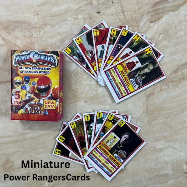 Power Rangers Cards- Miniature