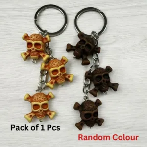 skull face keychain