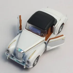 Vintage Metal Car - White Car