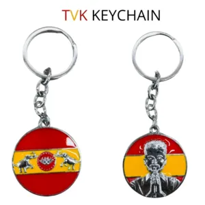 TVK keychain (Pack of 1)