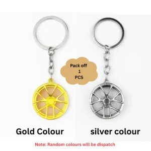 Wheel Rim Keychain