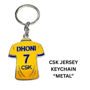 Dhoni CSK Keychain(Metal)