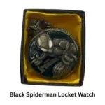 Spiderman Black Locket watch