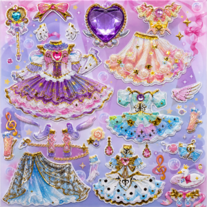 DIY Princess Sticker 3D