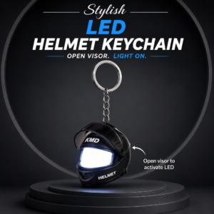 LED Helmet Keychain