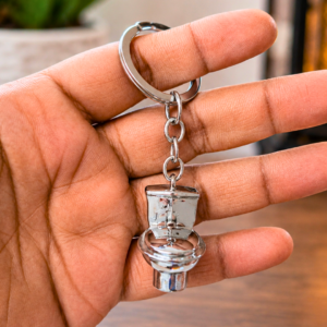 Toilet keychain (stainless steel)