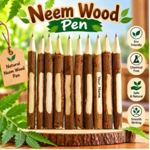 Neem Wood Pen (pack of 2)